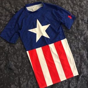 Under Armor Captain America compression shirt